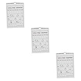 Ciieeo 3 Stück 2022 2022 Wandkalender Monatlicher Wandkalender Planer Wöchentliche...