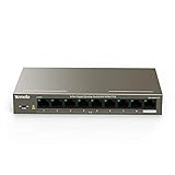 Tenda PoE Unmanaged Gigabit Ethernet Switch, 9 Port Network Switch, 8 PoE ports 102W, 30W...