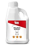 BugPower Anti Milben Spray für Textilien 2 L - für Matratzen, Polster & Teppiche -...