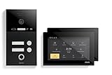 GVS - 2-Familienhaus IP Video Türsprechanlage AVS5288U - Mit 2x7 Zoll Monitor, App,...