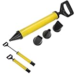 Fugenpistole Set mit 4 Düsen - Handmörtelpumpe für Fugenmörtel, Reparaturmörtel &...