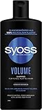 Syoss Shampoo Volume (440 ml), für feines & plattes Haar, silikonfreies Shampoo für bis...