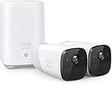 eufy Security eufyCam 2, Doppelset, Kabelloses Sicherheitssystem mit Überwachungskamera,...