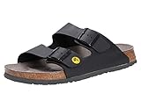 BIRKENSTOCK ESD-Sandale Arizona, Größe 44, schwarz, normal 089420-44 (Pantolette Schuh...