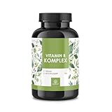 NATURALKRAFT® Premium Vitamin B Komplex - 500 µg B12 & 400 µg Folsäure - 8 B-Vitamine...