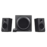 Logitech Z333 2.1 Lautsprecher-System mit Subwoofer, Satter Bass, 80 Watt Spitzenleistung,...