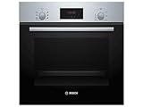 Bosch HBF133BR0 Serie 2 Einbau-Backofen, 60 x 60 cm, EcoClean Direct Reinigungshilfe, 3D...