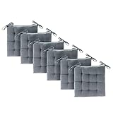 etérea Sitzkissen 40x40 cm für Innenbereich Balkonmöbel Gartenmöbel - Stuhlkissen...