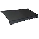 Jawoll Kassetten-Markise 3 x 2,5 m anthrazit (Profilfarbe: Anthrazit) Sonnenschutz Alu...