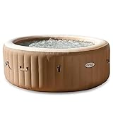 Intex Whirlpool Pure SPA Bubble Massage - Ø 196 cm x 71 cm, für 4 Personen,...