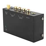 Airshi Mini-Vorverstärker, Tragbarer AC 100–240 V Phono-Vorverstärker mit...