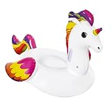 Bestway 41114-18 Aufblasbarer Einhorn-Pool-Schwimmer, mehrfarbig, Medium 61 „X 47', Bunt