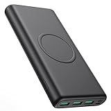 iPosible 15W Wireless Powerbank 26800mAh,【25W PD3.0 Type-C+USB QC4.0】 Schnelles...