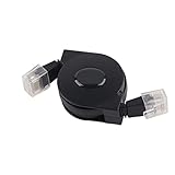 AMONIDA LAN-Kabel, 8-adriges RJ45-Netzwerkkabel, Schwarz, PVC und Kupfer für...