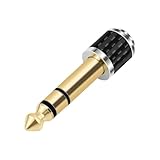 CYILPR Vergoldeter Höradapter 3 5 Mm Buchse Auf 6 35 Mm Stecker Für Kopfhörer Und...