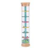 Keenso Mini Rainstick Rattle Toy Mini Rainstick Toy Rainmaker, Mini Rainstick Toy Drums &...