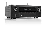 Denon AVR-X2800HDAB 7.2-Kanal AV-Receiver, HiFi Verstärker mit Dolby Atmos, DTS:X, 6 HDMI...