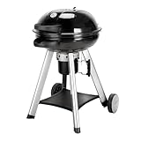 TAINO NEO Holzkohle-Kugelgrill mit klappbarem Deckel Kettle-Grill Ø 57 cm Thermometer...
