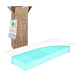 Snooze Project Smart Matratze 140 x 220 x 19 cm - Härtegrad H3 Mittel-Hart - Made in...