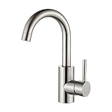GRIFEMA ‎G1002A Waschtischarmatur - 360° drehbarer Wasserhahn für Bad, Auslaufhöhe...