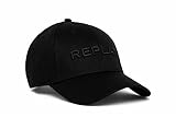 Replay Unisex Baseball Cap mit Logo, Schwarz (Total Black 998), Onesize