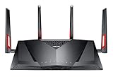 Asus DSL-AC88U Modem Router (EU-Version Annex A, WiFi 5 AC3100 MU-MIMO, 4x Gigabit LAN,...