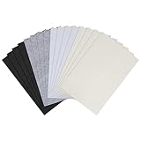 16 Stück Filz zum Basteln, 1mm Stark Filzstoff Bastelfilz, 30 x 20 cm Weicher Bastelfilz...