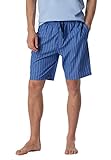 Schiesser Herren Kurze Schlafhose Web-Mix + Relax Pyjamaunterteil, Aqua_178944, 52