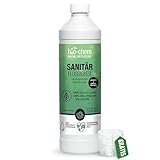 bio-chem Sanitärflüssigkeit für Campingtoilette - 1 L inkl. Dosierbecher - Effektiver...