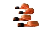 LOADCARE 4er Set 4m Spanngurt mit schwarzem Klemmschloss Befestigungsgurt Schnellspanngurt...