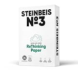 Steinbeis No. 3 Druckerpapier – DIN A4 Recycling-Papier 80 g/m², Weiß & Chlorfrei,...