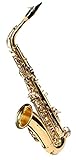 Original SYMPHONIE WESTERWALD Design Altsaxophon Saxophon Alt, Gold/Silber, inkl....