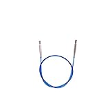 KnitPro Seile neu (farbig/Color) für Nadelspitzen, Endkappen + Schlüssel (29 cm...