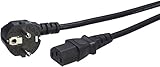 Amazon Basics - Netzkabel - 0,9 m , Schwarz