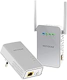 Netgear PLW1000 PowerLINE Set (1x Adapter AC-WLAN Access Point und 1x Adapter GB-LAN-Port,...