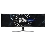 Samsung Odyssey Ultra Wide DQHD Gaming Monitor C49RG94SSR, 49 Zoll, VA-Panel, QLED,...