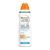 Garnier Sonnenspray LSF 50 für Kinder, Wasserfest und Sandabweisend, Ambre Solaire Kids...