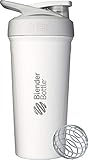 BlenderBottle Strada - Edelstahl Trinkflasche, Thermoflasche mit BlenderBall, Protein...