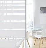 Fensterfolie selbsthaftend Streifen 67x200 cm Sichtschutzfolie Anti-UV statische Haftung...