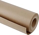 Kleemeiero 60cm x 30m Kraftpapier Geschenkpapier Rolle Packpapier Papierrolle Braun...