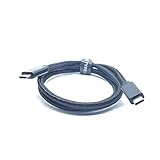 Cuxnoo USB C zu C Video Kabel 3 M, 4K USB Typ C Monitor Kabel Unterstützt 100 W Schnelles...