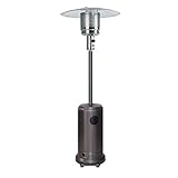Umbrella Patio Heater Outdoor Commercial Heater Pulse Ignition and Portable Roller URG