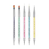 Rnitle Nagel Art Fineliner Pinsel[5 Stück],Nagel Art Liner Pinsel,Professionel Detail...