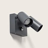 LEDKIA LIGHTING LED Wandleuchte Außen 18W Aluminium CCT wählbar zwei Strahler mit...