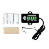 Golfwagen Batteriemesser Batterieanzeige Spannungsmesser Gleichstrom 12 V 24 V...