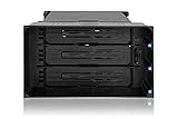 ICY DOCK flexiDOCK MB830SP-B - Wechselrahmen/Dock trägerlos für 3X 3,5 Zoll SATA/SAS...