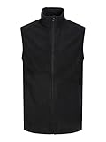 JACK&JONES PLUS Herren JJPOWER Fleece Bodywarmer PS Weste, Black, 6XL