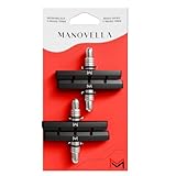 Manovella V-Brake Bremsschuhe 70 mm (2 Paar) – Fahrrad Bremsbeläge für V-Bremse,...