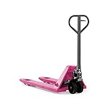 Pallit Hubwagen Color pink | 2500 kg Tragkraft | 1150 mm Gabellänge | PU Rollen |...