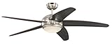 Westinghouse Lighting Bendan LED Deckenventilator mit Licht, Metall, 55 W, 132 x 132 x 36...